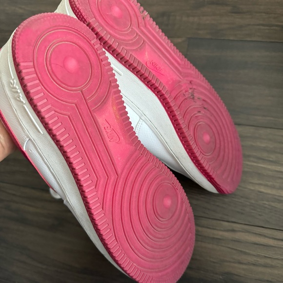 Nike Air Force 1 07 8.5 women’s white wild cherry white - Picture 4 of 7